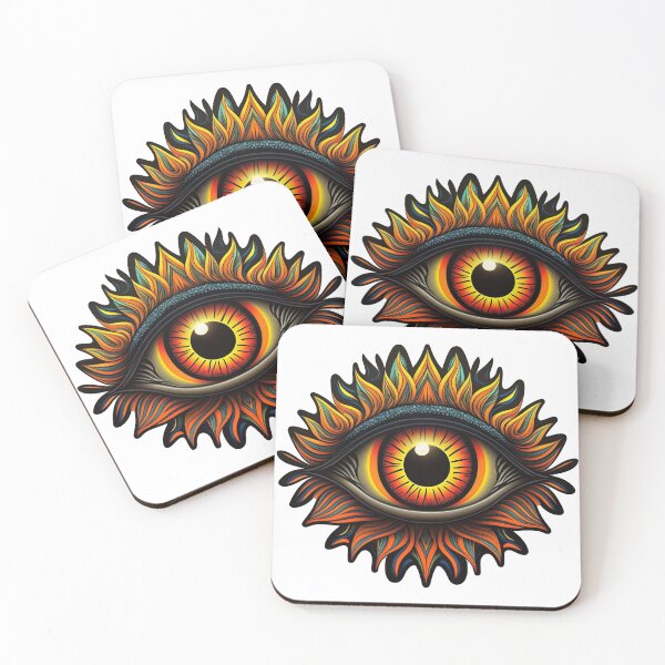 Item preview, trippy psychedelic eye designed and sold by mind-melt-er.