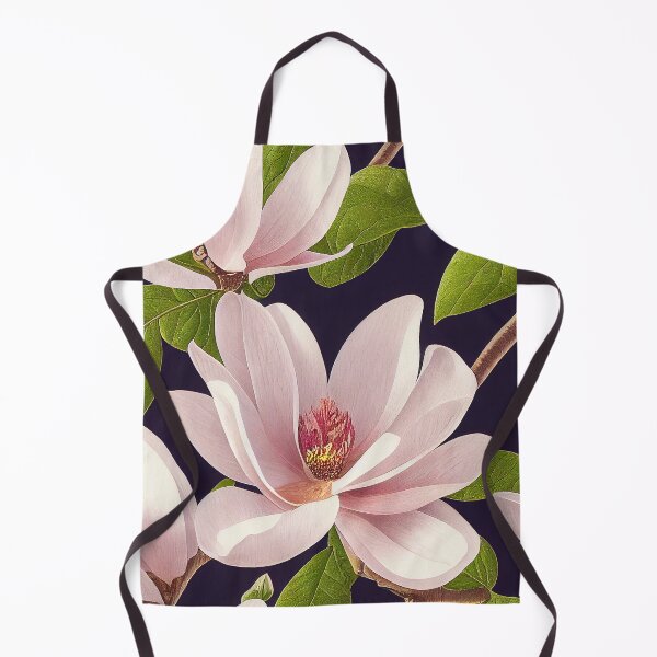 Item preview, Magnolia tree branches, pink flowers, petals, leaves designed and sold by EmeraldeaArt.