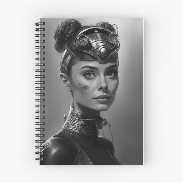 Item preview, Audrey Hepburn as a cyborg designed and sold by DRTYFUNK.
