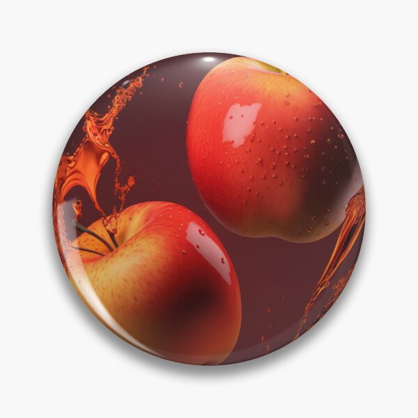 Item preview, Two red apples are splashing into the water printart, wallart 1 designed and sold by jetaiart.