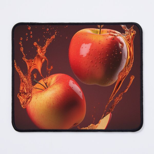 Item preview, Two red apples are splashing into the water printart, wallart 1 designed and sold by jetaiart.