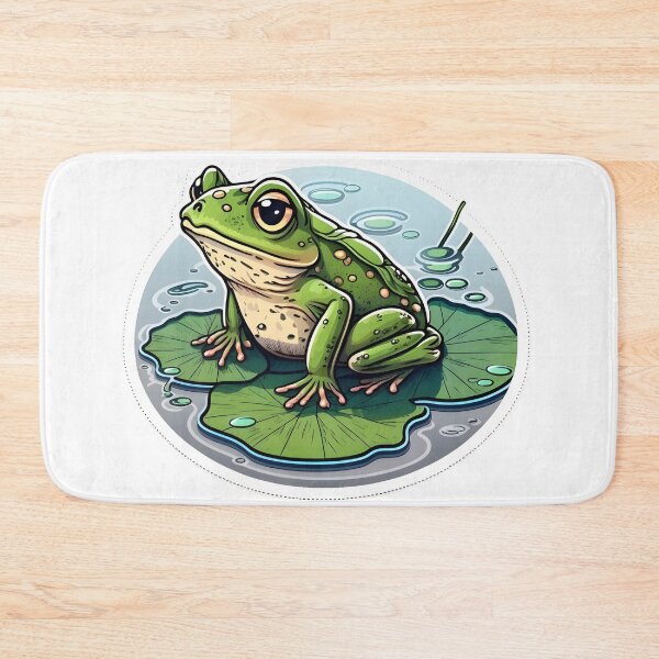 Item preview, Frog on Lily pad designed and sold by RingSenev.