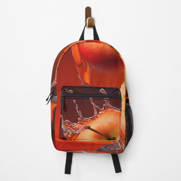 Item preview, Two red apples are splashing into the water printart, wallart 2 designed and sold by jetaiart.