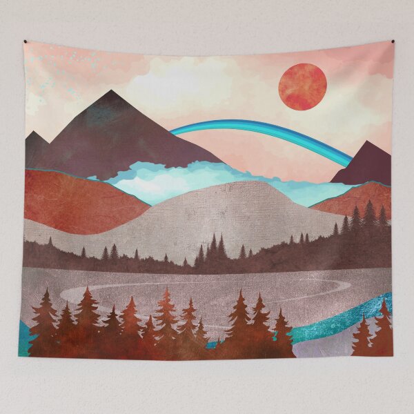 Item preview, Blue Rainbow Landscape designed and sold by Esskay Designs.