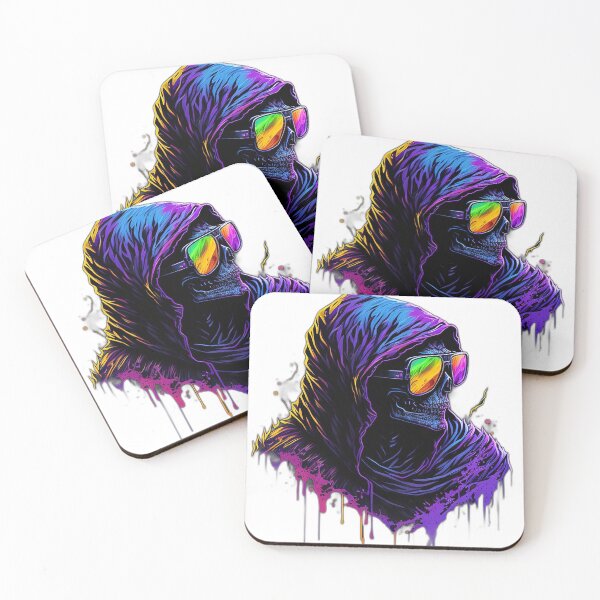 Item preview, Neon Grim Reaper designed and sold by GeekGasmMerch.