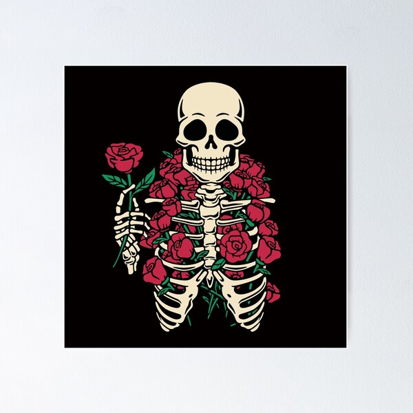 Item preview, Romantic Rose Skeleton by Tobe Fonseca designed and sold by Tobe Fonseca®.