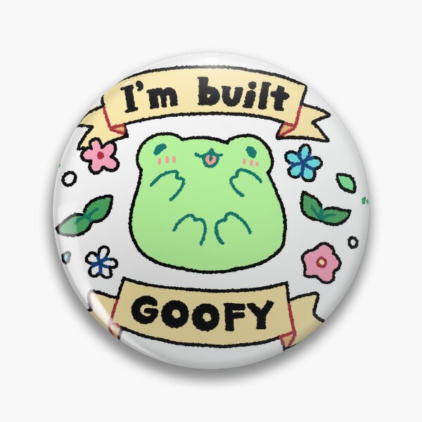 Item preview, I'm Built Goofy Frog (Full Color) designed and sold by magicalrenren.