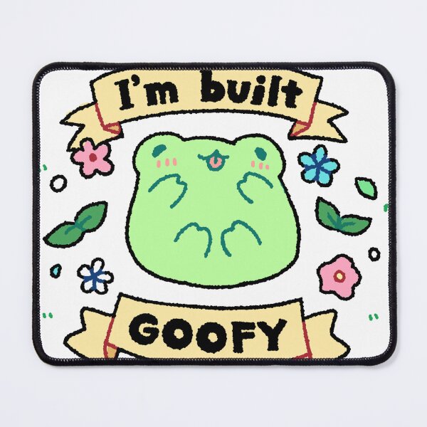 Item preview, I'm Built Goofy Frog (Full Color) designed and sold by magicalrenren.