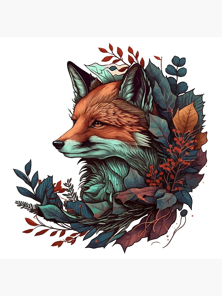 This fox tattoo in a gothic, stained glass-ish window style, is an  experiment that paid off. It's unusual for me to have architectural… |  Instagram