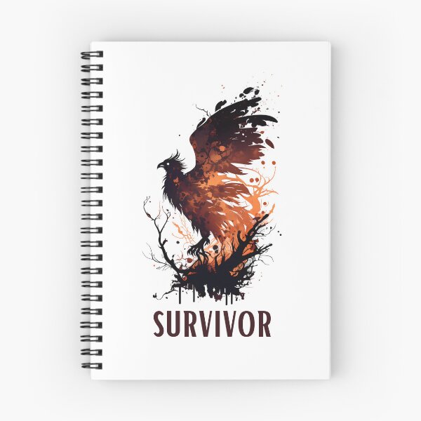 Item preview, Survivor - Phoenix Rising From the Ashes designed and sold by ShadowAndSlate.