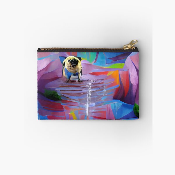 Item preview, Abstract Pug Art. Rainbow Pug Art. Pug Art.  designed and sold by Doggymadness.
