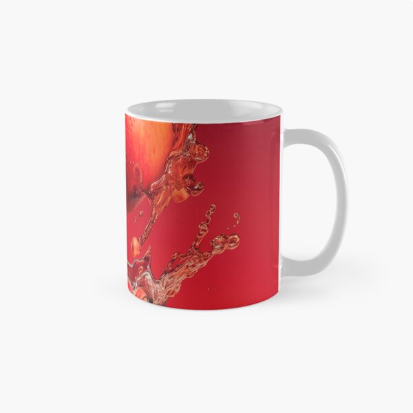 Item preview, Two red apples are splashing into the water printart, wallart 5 designed and sold by jetaiart.