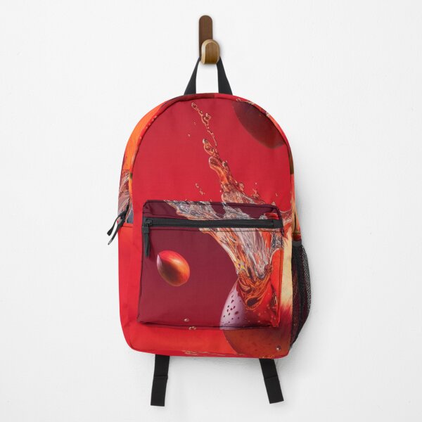 Item preview, Two red apples are splashing into the water printart, wallart 5 designed and sold by jetaiart.