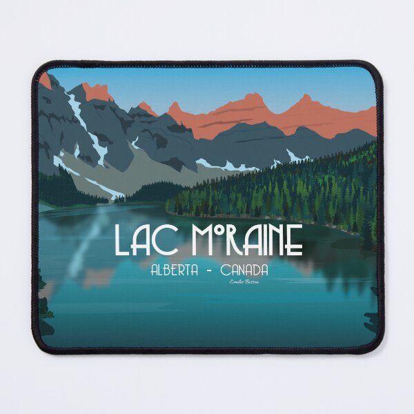 Item preview, Illustration Moraine Lake Canada designed and sold by Emilie BESSON.