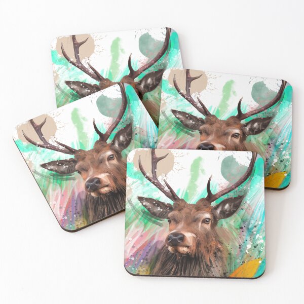 Item preview, Stanley The Stag Street Art Painting designed and sold by Exclusively Motorsport.