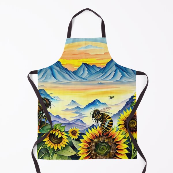 Item preview, Bee On A Sunflower designed and sold by letsgetinspired.