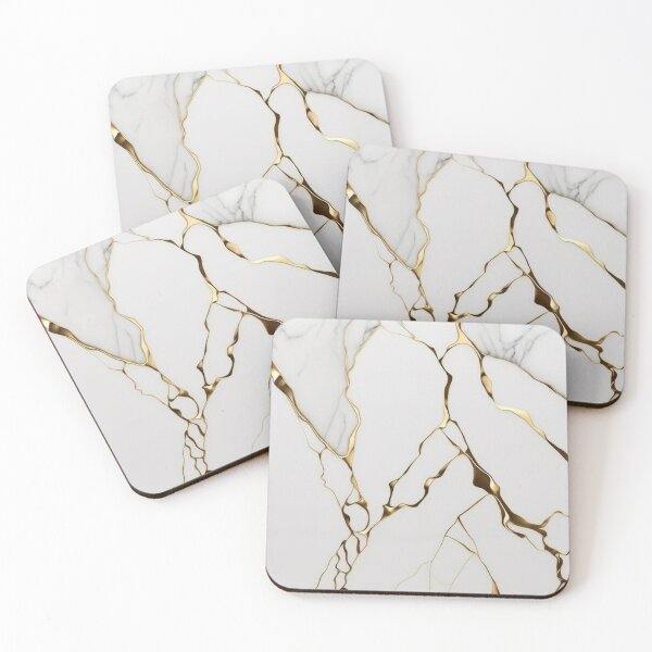 Item preview,  Marble texture_white and golden designed and sold by Eve Wang.