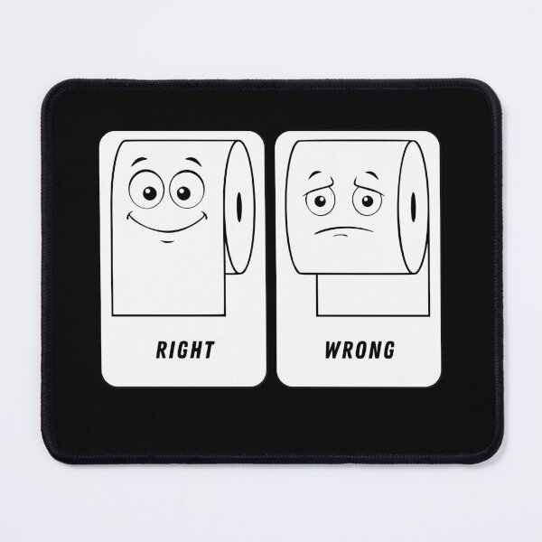 Item preview, The Age Old Debate - Toilet Rolls Over Not Under designed and sold by TheRebelThreads.