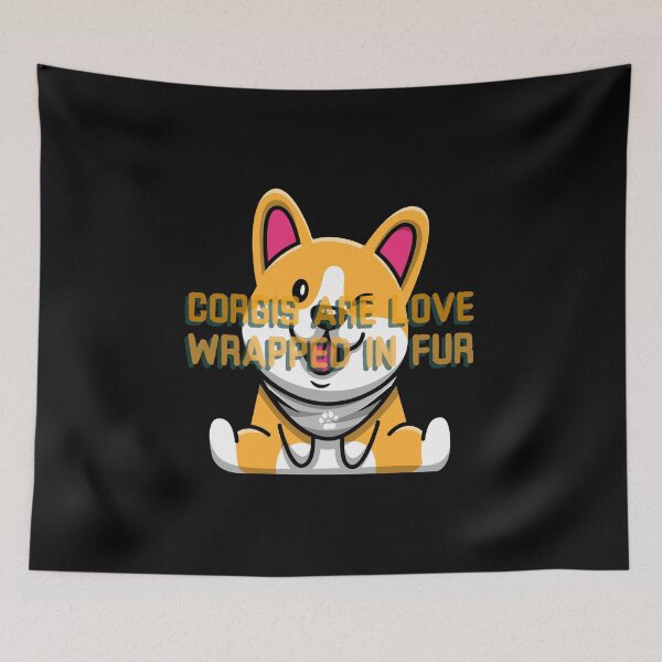 Item preview, Corgis Are Love Wrapped In Fur Funny Corgi designed and sold by Harmonick-Tees.