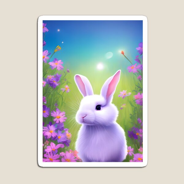 Item preview, Happy Easter, Easter Rabbit, Spring Art, Easter Day, Farmhouse Art, Easter Bunnies, Bunny Easter Art, Easter Egg, Rabbit Easter Art Gift designed and sold by TMelonShop.