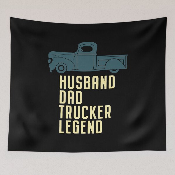 Item preview, Husband Dad Trucker Legend designed and sold by RockBeeDesigns.