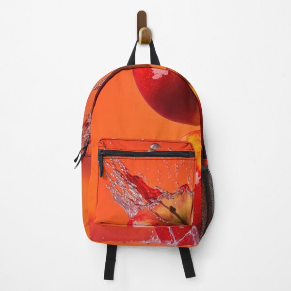 Item preview, Two red apples are splashing into the water printart, wallart 6 designed and sold by jetaiart.