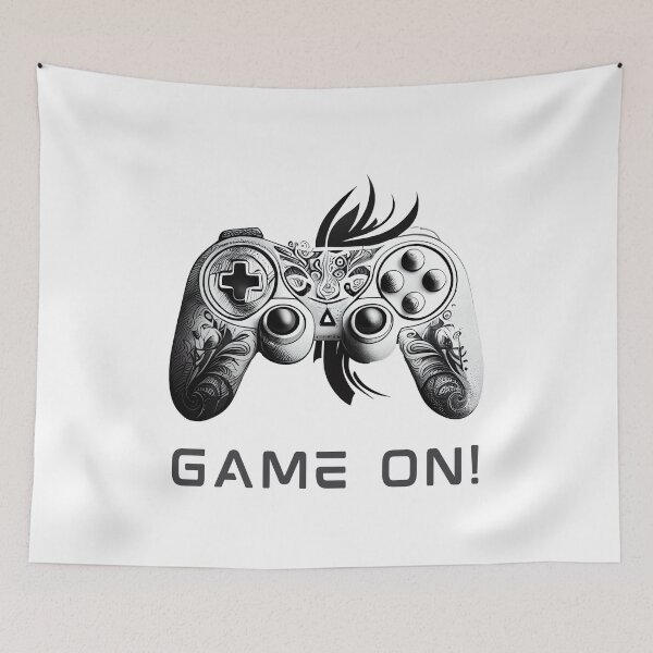 Item preview, Game On Game Controller designed and sold by ShadowAndSlate.