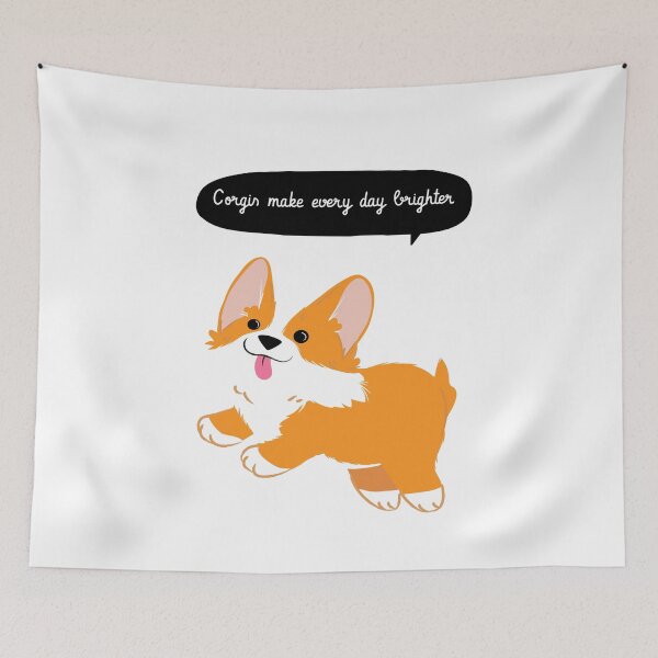 Item preview, Corgis Make Every Day Brighter Corgi designed and sold by Harmonick-Tees.