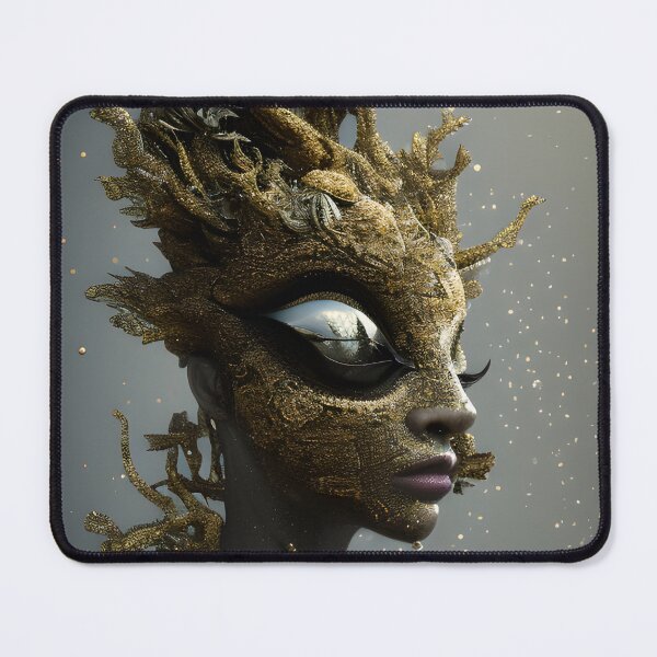 Item preview, Fantasy Floral Creature in Black and Gold designed and sold by Stian Iversen.