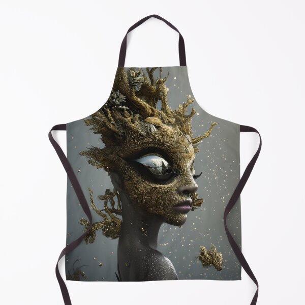 Item preview, Fantasy Floral Creature in Black and Gold designed and sold by Stian Iversen.