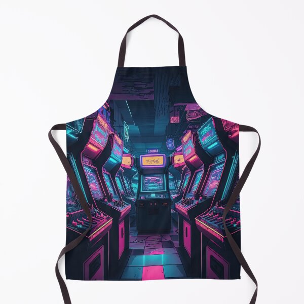 Item preview, Alien Gaming Room Synthwave Arcade designed and sold by artyficial-.