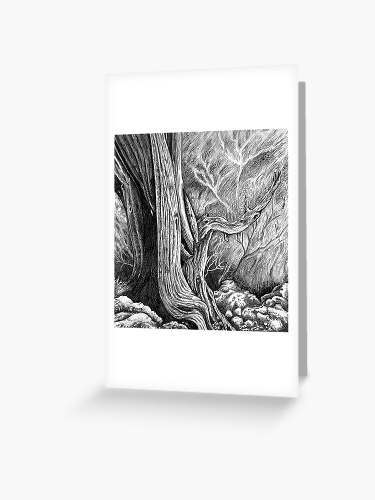 Greeting Card, Skull Forest designed and sold by Craig Medeiros