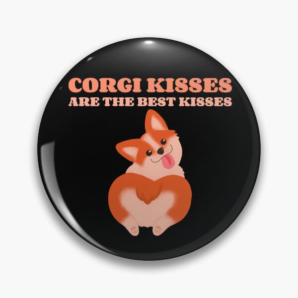 Item preview, Corgi Kisses Are The Best Kisses Funny Corgi designed and sold by Harmonick-Tees.