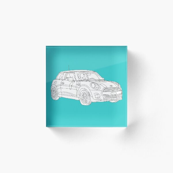 Mini Hatch (Mini Cooper) Acrylic Block