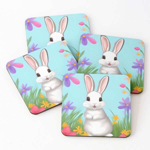 Item preview, Cute Easter Bunnies, Easter Rabbit, Bunny Easter Art, Easter Bunnies, Nursery Art, Rabbit Easter Art, Spring Art, Happy Easter, Easter Egg Gift designed and sold by TMelonShop.