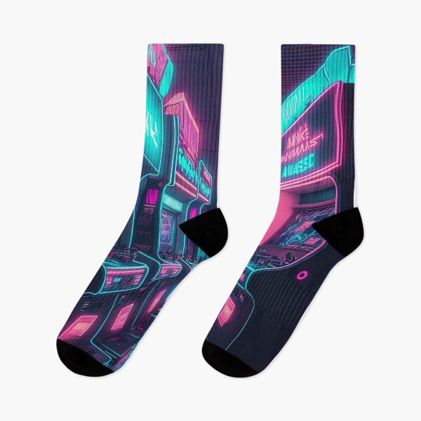 Item preview, Futuristic Alien Arcade Synthwave designed and sold by artyficial-.