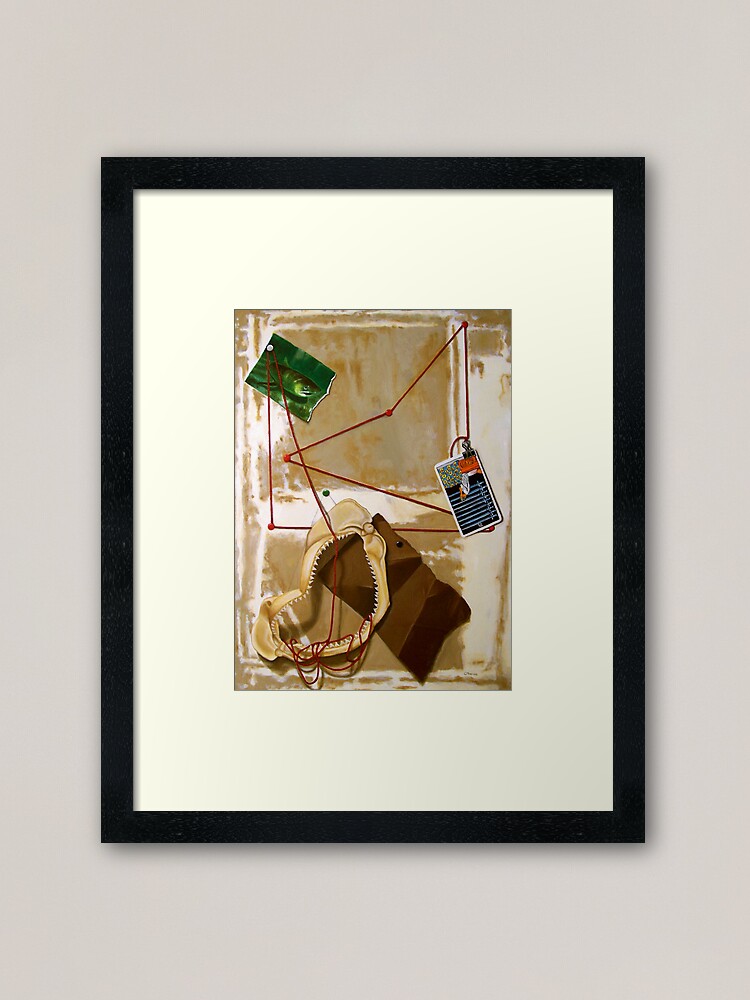 Alternate view of The Phobia Framed Art Print