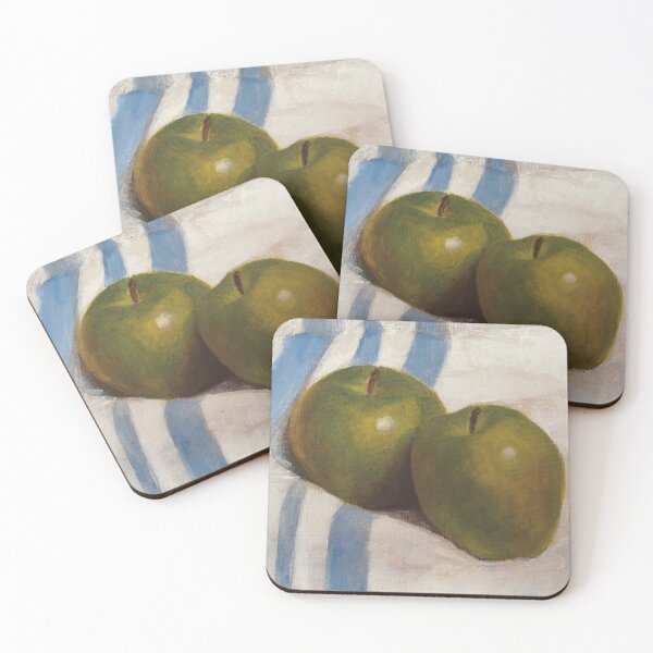 Item preview, Apple study painted in acrylic designed and sold by Violet-Art-MG.