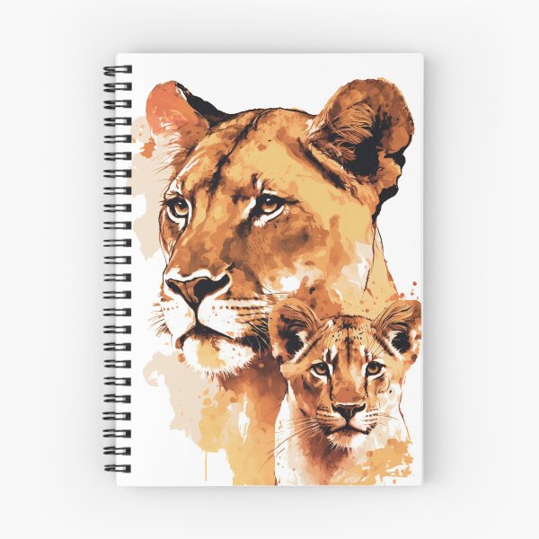 Item preview, Lioness and her Cub designed and sold by sketchzen.