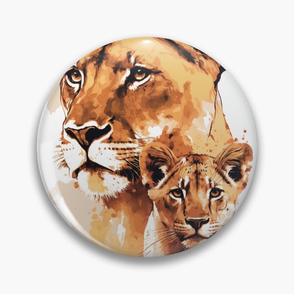 Item preview, Lioness and her Cub designed and sold by sketchzen.
