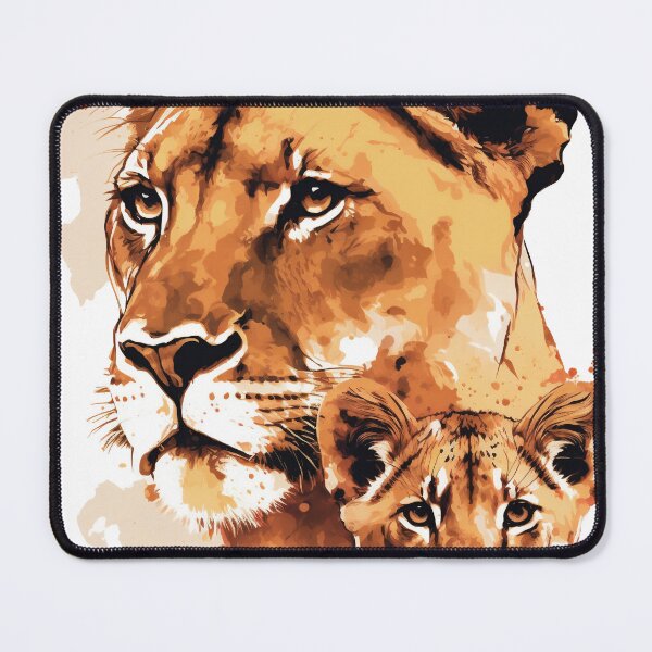 Item preview, Lioness and her Cub designed and sold by sketchzen.
