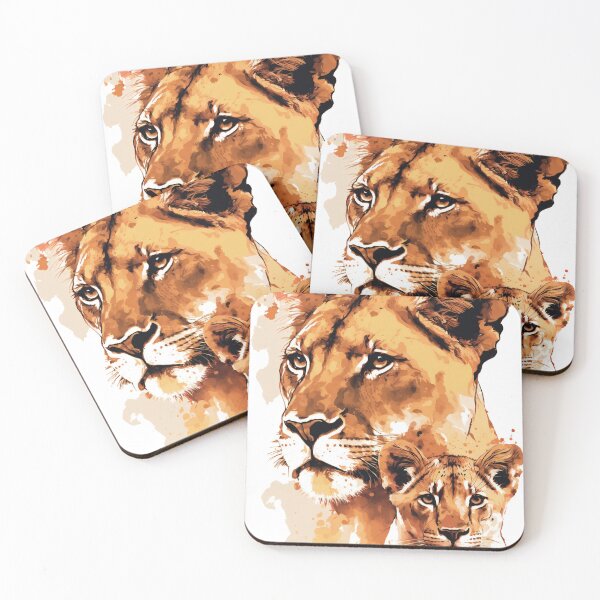 Item preview, Lioness and her Cub designed and sold by sketchzen.