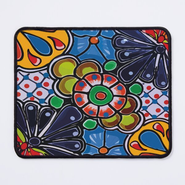 Item preview, Colorful handmade azulejo tile mexican talavera folk art designed and sold by T-Mex.
