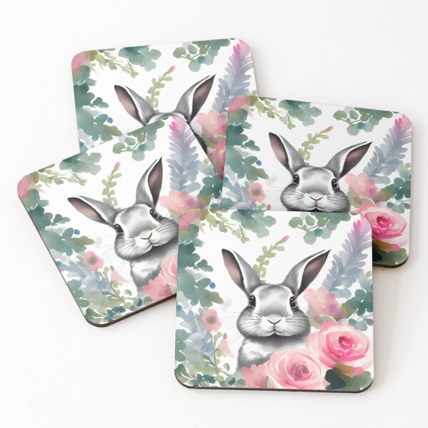 Item preview, Easter Rabbit, Spring Art, Cartoon Designs, Nursery Art, Cute Easter Bunnies, Rabbit Easter Art, Kids Art, Easter Bunnies, Spring Easter Gift designed and sold by TMelonShop.