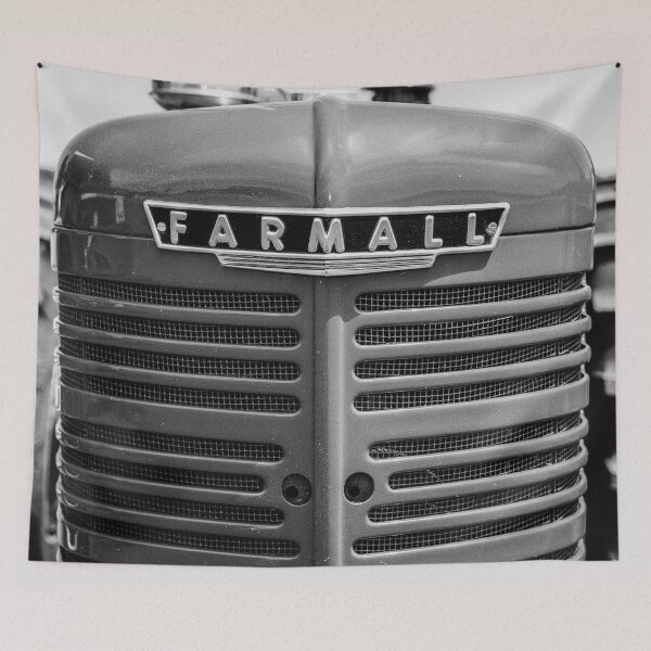 Item preview, Ready for my Close-Up l Tractor Photography l Black and White designed and sold by KEnzPhotography.