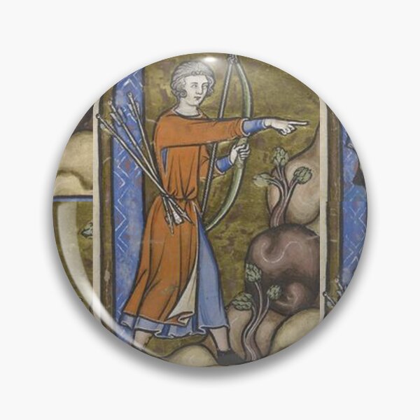 Item preview, Medieval Soldier with Bow Meme designed and sold by VintageManiac.