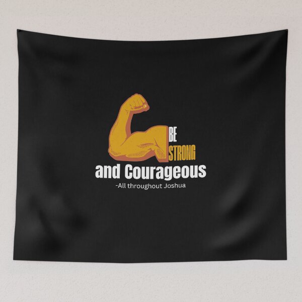 Item preview, Be Strong and Courageous designed and sold by LifeLongTees ..