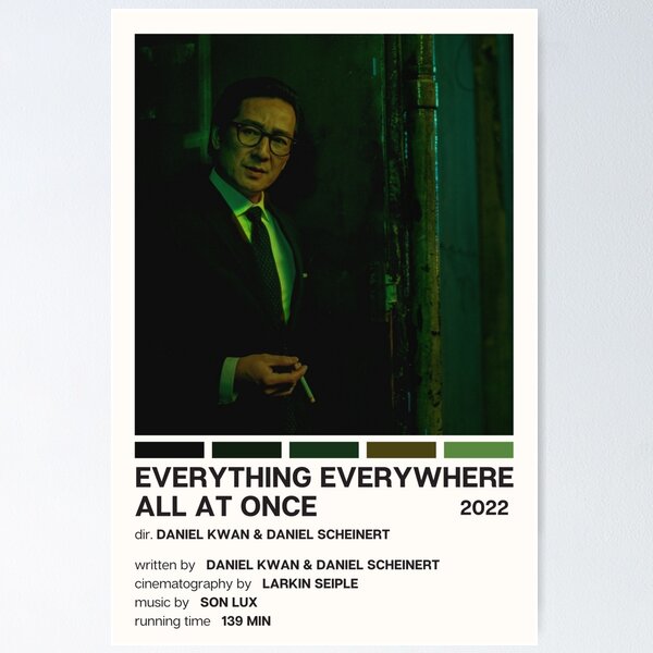 Item preview, Everything Everywhere All At Once Movie Poster designed and sold by YellowishCat15.