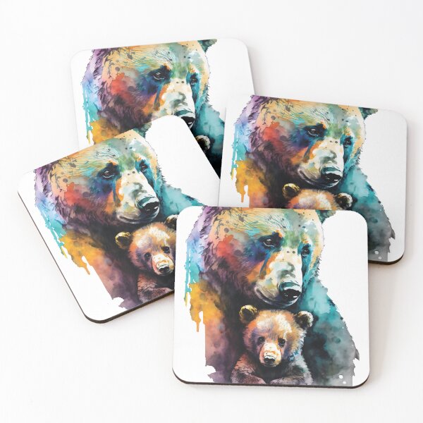 Item preview, Mother bear and cub designed and sold by sketchzen.