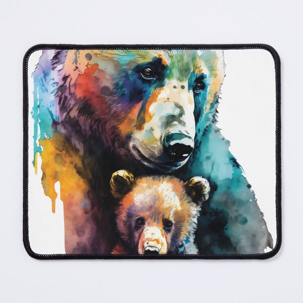 Item preview, Mother bear and cub designed and sold by sketchzen.